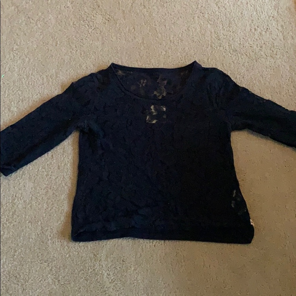 Hollister Lace Floral Shirt